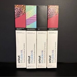 Cricut Infusible Ink Transfer Sheets 4-12"X12" 30.5cm x 30.5cm cheetah mermaid +